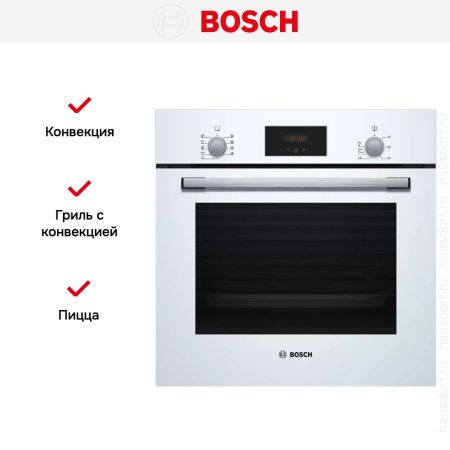 Встраиваемый духовой шкаф BOSCH HBF114EV0R купить за 61&nbsp;250.49 ₽ в Москве с доставкой по РФ