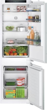 Встраиваемый двухкамерный холодильник Bosch KIV86VFE1 - купить онлайн, цена 159 740.33 ₽, стоимость доставки по МСК и РФ от 300 рублей, заказать сейчас! Встраиваемый двухкамерный холодильник Bosch KIV86VFE1 купить за 159 740.33 ₽ в Москве с доставкой по РФ