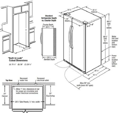 Холодильник Frigidaire FGSS2635TF купить за 79&nbsp;999 ₽ в Москве с доставкой по РФ