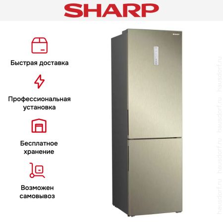 Двухкамерный холодильник Sharp SJB350XSCH купить за 50&nbsp;990.40 ₽ в Москве с доставкой по РФ