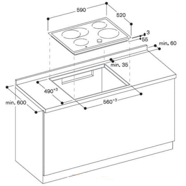 Варочная панель Gaggenau CI 261-112 - купить за 129&nbsp;999 ₽ в Москве с доставкой по РФ