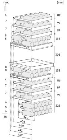 Винный шкаф Liebherr WPgbi 5283 Vinidor Selection купить за 638&nbsp;000.42 ₽ в Москве с доставкой по РФ