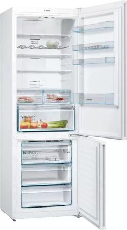 Холодильник с нижней морозильной камерой BOSCH KGN49XW20R - купить онлайн, цена 202 500.38 ₽, стоимость доставки по МСК и РФ от 300 рублей, заказать сейчас! Холодильник с нижней морозильной камерой BOSCH KGN49XW20R купить за 202 500.38 ₽ в Москве с доставкой по РФ