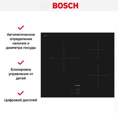 Индукционная варочная панель Bosch PUC61KAA5E купить за 41&nbsp;600.39 ₽ в Москве с доставкой по РФ