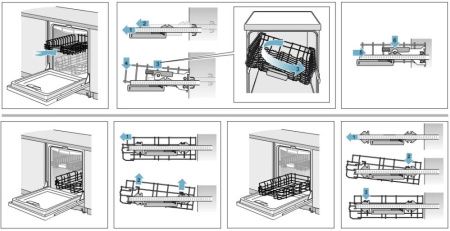 Встраиваемая посудомоечная машина Gaggenau DF481162 купить за 150&nbsp;000 ₽ в Москве с доставкой по РФ