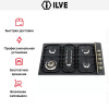 Варочная панель Ilve H 38-PCNV/MX купить за 129&nbsp;999 ₽ в Москве с доставкой по РФ