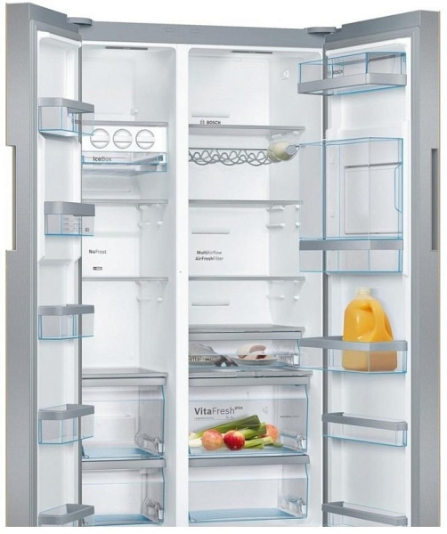 Двухкамерный холодильник Side-by-Side BOSCH KAH92LQ25R - купить за 79&nbsp;999 ₽ в Москве с доставкой по РФ