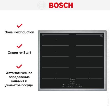 Индукционная варочная панель Bosch PXX645FC1E купить за 94&nbsp;740.49 ₽ в Москве с доставкой по РФ