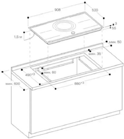 Индукционная варочная панель Gaggenau CI292111 купить за 129&nbsp;999 ₽ в Москве с доставкой по РФ