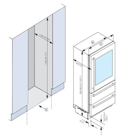 Винный шкаф Fhiaba KS7490HWT6 купить за 499&nbsp;999 ₽ в Москве с доставкой по РФ