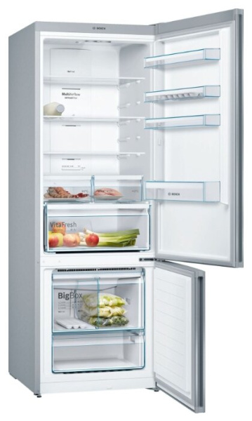 Холодильник с нижней морозильной камерой BOSCH KGN56VI20R - купить онлайн, цена 225 000.23 ₽, стоимость доставки по МСК и РФ от 300 рублей, заказать сейчас! Холодильник с нижней морозильной камерой BOSCH KGN56VI20R - купить за 225 000.23 ₽ в Москве с доставкой по РФ