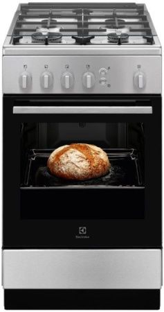 Газовая плита Electrolux RKG500003X - купить онлайн, цена 57 680 ₽, стоимость доставки по МСК и РФ от 300 рублей, заказать сейчас! Газовая плита Electrolux RKG500003X купить за 57 680 ₽ в Москве с доставкой по РФ