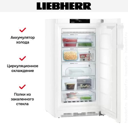Морозильник Liebherr GN 3835 Comfort NoFrost купить за 146&nbsp;920.41 ₽ в Москве с доставкой по РФ