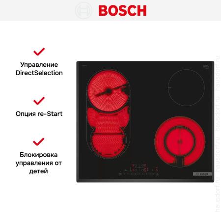 Варочная панель Bosch PKM651FP2E купить за 141&nbsp;600.19 ₽ в Москве с доставкой по РФ