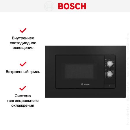 Встраиваемая микроволновая печь Bosch BEL620MB3 купить за 37&nbsp;290.29 ₽ в Москве с доставкой по РФ