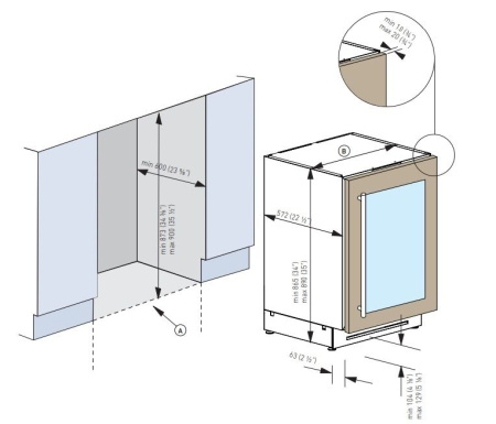 Винный шкаф Fhiaba UCW601TGMX купить за 499&nbsp;999 ₽ в Москве с доставкой по РФ