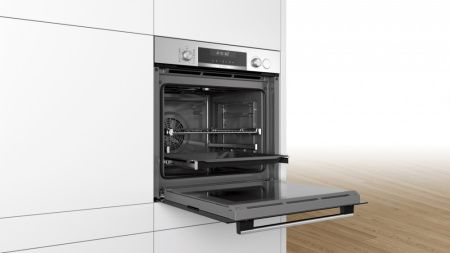 Встраиваемый духовой шкаф с функцией добавления пара BOSCH HRG5184S1 - купить онлайн, цена 224 985.27 ₽, стоимость доставки по МСК и РФ от 300 рублей, заказать сейчас! Встраиваемый духовой шкаф с функцией добавления пара BOSCH HRG5184S1 купить за 224 985.27 ₽ в Москве с доставкой по РФ