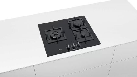Газовая варочная панель Bosch PPC6A6B20 - купить онлайн, цена 38 610.14 ₽, стоимость доставки по МСК и РФ от 300 рублей, заказать сейчас! Газовая варочная панель Bosch PPC6A6B20 купить за 38 610.14 ₽ в Москве с доставкой по РФ