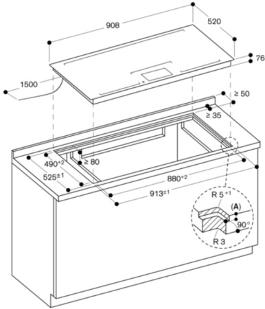 Варочная панель Gaggenau CX492101 купить за 129&nbsp;999 ₽ в Москве с доставкой по РФ