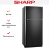 Двухкамерный холодильник Sharp SJXE59PMBK - купить онлайн, цена 174 990.22 ₽, стоимость доставки по МСК и РФ от 300 рублей, заказать сейчас! Двухкамерный холодильник Sharp SJXE59PMBK купить за 174 990.22 ₽ в Москве с доставкой по РФ