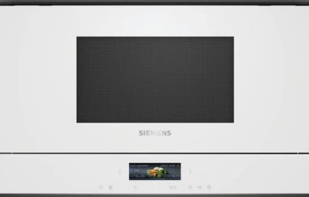Микроволновая печь Siemens BF722R1W1 - купить онлайн, цена 88 800 ₽, стоимость доставки по МСК и РФ от 300 рублей, заказать сейчас! Микроволновая печь Siemens BF722R1W1 купить за 88 800 ₽ в Москве с доставкой по РФ