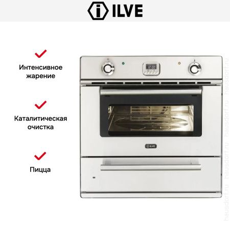 Духовой шкаф Ilve 600LZE4-SC купить за 299&nbsp;999 ₽ в Москве с доставкой по РФ