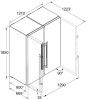 Холодильник Side-by-Side Liebherr SBS 7222 Comfort NoFrost купить за 241&nbsp;190.13 ₽ в Москве с доставкой по РФ