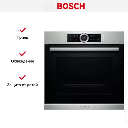 Духовой шкаф Bosch HBG 672BS1F - купить онлайн, цена 130 500.20 ₽, стоимость доставки по МСК и РФ от 300 рублей, заказать сейчас! Духовой шкаф Bosch HBG 672BS1F купить за 130 500.20 ₽ в Москве с доставкой по РФ