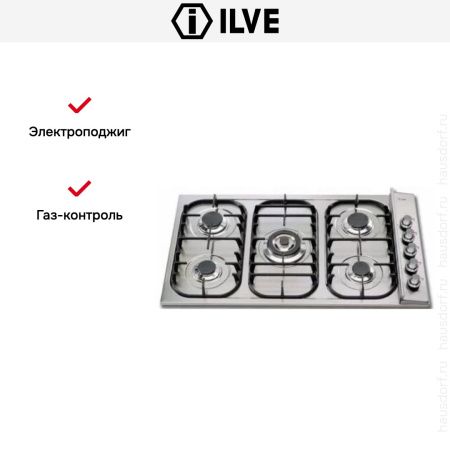 Варочная панель Ilve H39CV/ IX купить за 129&nbsp;999 ₽ в Москве с доставкой по РФ