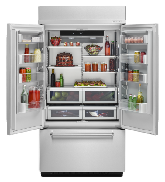 Холодильник KitchenAid KBFN502ESS - купить онлайн, цена 99 990 ₽, стоимость доставки по МСК и РФ от 300 рублей, заказать сейчас! Холодильник KitchenAid KBFN502ESS - купить за 99 990 ₽ в Москве с доставкой по РФ