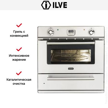 Духовой шкаф Ilve 600LZE4-WD - купить онлайн, цена 299 999 ₽, стоимость доставки по МСК и РФ от 300 рублей, заказать сейчас! Духовой шкаф Ilve 600LZE4-WD купить за 299 999 ₽ в Москве с доставкой по РФ