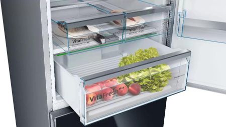 Холодильник с нижней морозильной камерой BOSCH KGN49LB20R - купить онлайн, цена 240 000.38 ₽, стоимость доставки по МСК и РФ от 300 рублей, заказать сейчас! Холодильник с нижней морозильной камерой BOSCH KGN49LB20R купить за 240 000.38 ₽ в Москве с доставкой по РФ