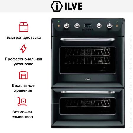 Духовой шкаф Ilve 200B-MMP графит - купить онлайн, цена 299 999 ₽, стоимость доставки по МСК и РФ от 300 рублей, заказать сейчас! Духовой шкаф Ilve 200B-MMP графит купить за 299 999 ₽ в Москве с доставкой по РФ