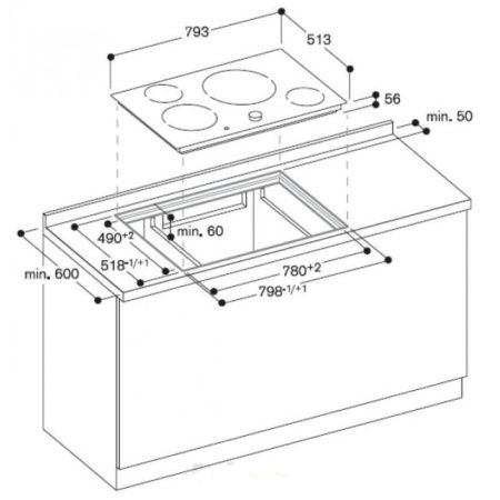 Варочная панель Gaggenau CE 481-102 купить за 129&nbsp;999 ₽ в Москве с доставкой по РФ