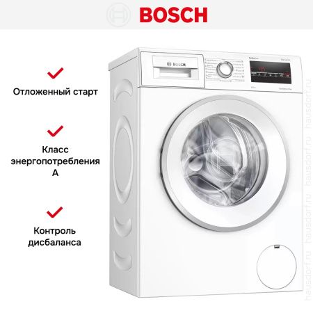 Узкая стиральная машина BOSCH WLP2026MOE купить за 89&nbsp;990.60 ₽ в Москве с доставкой по РФ