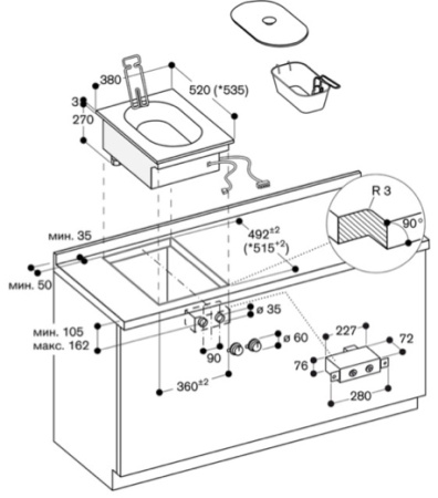 Фритюрница Gaggenau VF 414-110 купить за 199&nbsp;999 ₽ в Москве с доставкой по РФ