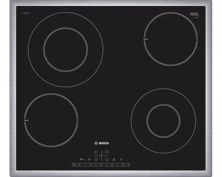 Электрическая варочная панель BOSCH PKG645FP1G - купить онлайн, цена 129 999 ₽, стоимость доставки по МСК и РФ от 300 рублей, заказать сейчас! Электрическая варочная панель BOSCH PKG645FP1G купить за 129 999 ₽ в Москве с доставкой по РФ