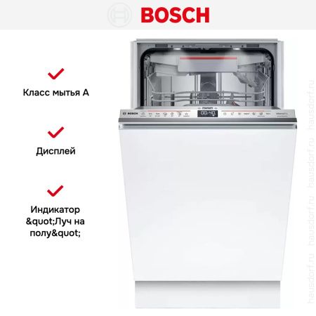 Встраиваемая посудомоечная машина Bosch SPV6EMX76Q купить за 83&nbsp;080.22 ₽ в Москве с доставкой по РФ