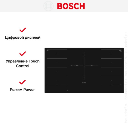 Индукционная варочная панель Bosch PXV901DV1E купить за 151&nbsp;900.34 ₽ в Москве с доставкой по РФ