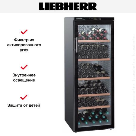 Винный шкаф Liebherr WTb 4212 Vinothek купить за 347&nbsp;590.14 ₽ в Москве с доставкой по РФ