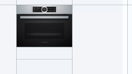 Компактный духовой шкаф Bosch CBG675BS3 купить за 133&nbsp;850.26 ₽ в Москве с доставкой по РФ