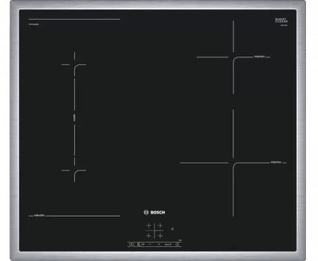 Индукционная варочная панель BOSCH PWP645BB5E - купить онлайн, цена 39 900.39 ₽, стоимость доставки по МСК и РФ от 300 рублей, заказать сейчас! Индукционная варочная панель BOSCH PWP645BB5E купить за 39 900.39 ₽ в Москве с доставкой по РФ