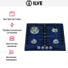 Варочная панель Ilve H60CV Blue купить за 129&nbsp;999 ₽ в Москве с доставкой по РФ