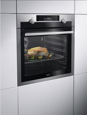 Духовой шкаф AEG BPE558370M - купить онлайн, цена 98 400 ₽, стоимость доставки по МСК и РФ от 300 рублей, заказать сейчас! Духовой шкаф AEG BPE558370M купить за 98 400 ₽ в Москве с доставкой по РФ
