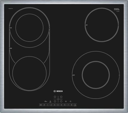 Электрическая варочная панель Bosch PKM645FP1R - купить онлайн, цена 129 999 ₽, стоимость доставки по МСК и РФ от 300 рублей, заказать сейчас! Электрическая варочная панель Bosch PKM645FP1R купить за 129 999 ₽ в Москве с доставкой по РФ