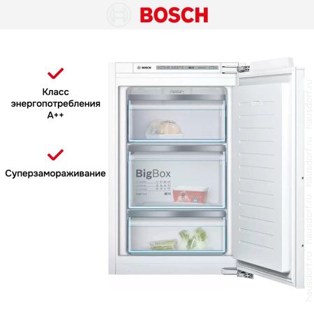 Встраиваемый морозильник Bosch GIV21AF20R купить за 110&nbsp;700.90 ₽ в Москве с доставкой по РФ