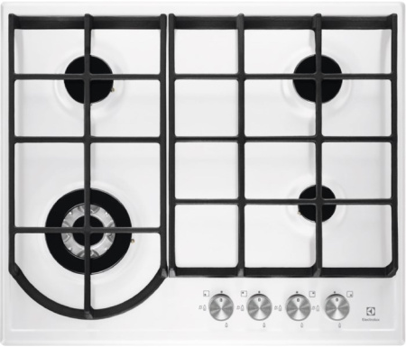 Варочная панель Electrolux GPE 363 FW - купить онлайн, цена 92 600 ₽, стоимость доставки по МСК и РФ от 300 рублей, заказать сейчас! Варочная панель Electrolux GPE 363 FW купить за 92 600 ₽ в Москве с доставкой по РФ