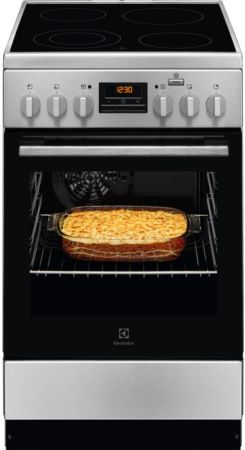 Электрическая плита Electrolux RKR560200X - купить онлайн, цена 46 950 ₽, стоимость доставки по МСК и РФ от 300 рублей, заказать сейчас! Электрическая плита Electrolux RKR560200X купить за 46 950 ₽ в Москве с доставкой по РФ