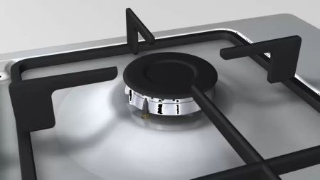 Газовая варочная панель BOSCH PBP6B5B60 купить за 129&nbsp;999 ₽ в Москве с доставкой по РФ