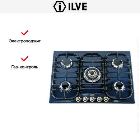 Варочная панель Ilve H70CNV Blue купить за 129&nbsp;999 ₽ в Москве с доставкой по РФ